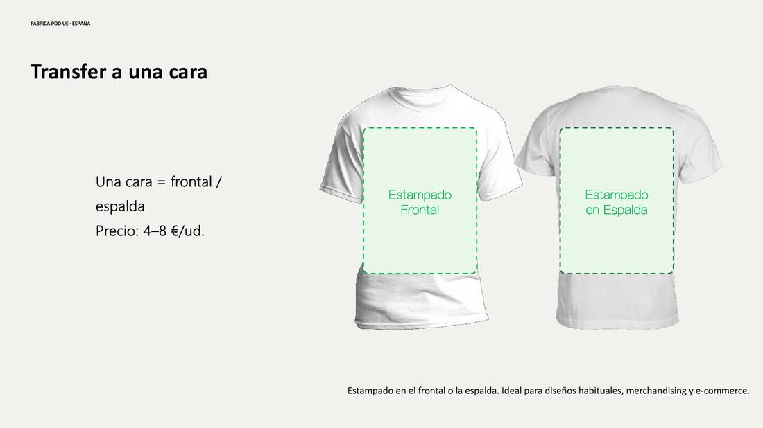 Transfer a una cara